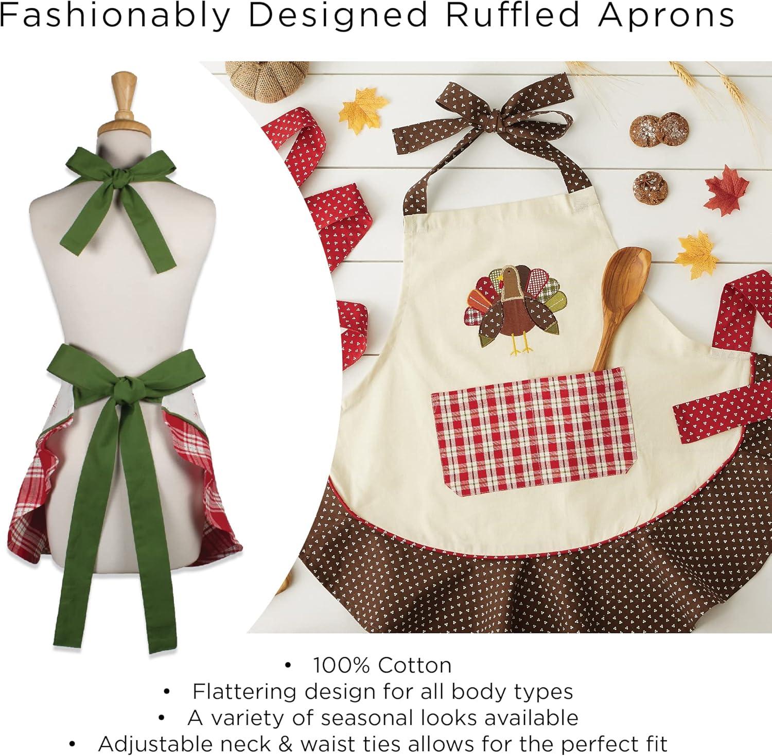imageDII Womens Christmas Kitchen Apron Adjustable Adult Size for Cooking Baking Crafting ampamp EntertainingMrs Claus