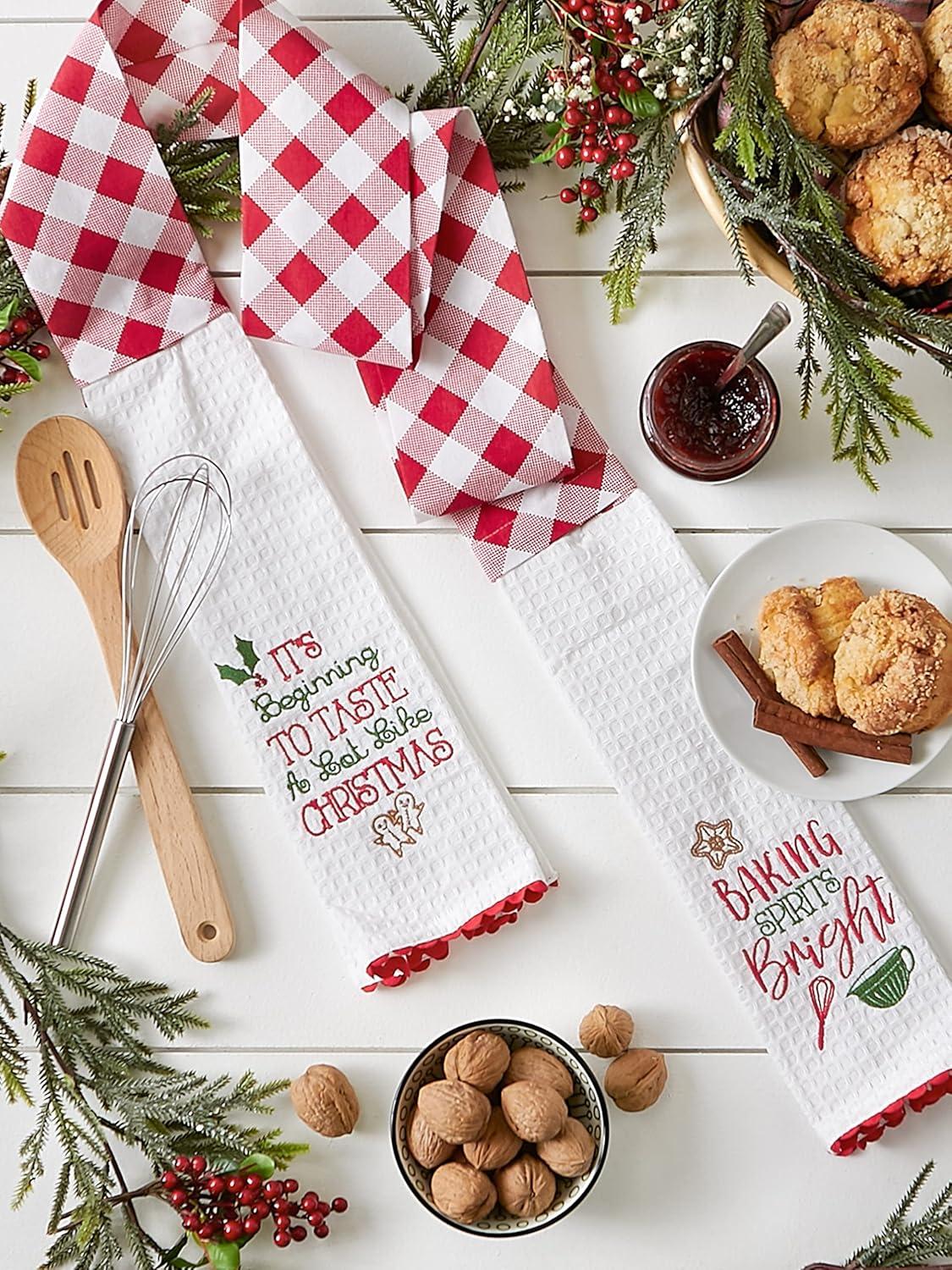 imageDII unisex Christmas Kitchen Dcor Holiday Cooking ampamp Baking AccessoriesBaking Spirits Bright