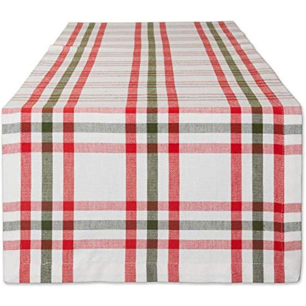imageDII Jolly Christmas Tree Collection Holiday Table ampamp Kitchen Dcor Tablecloth 60x84 Christmas PlaidChristmas Plaid