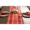 imageDII Autumn Pumpkin Spice Kitchen Collection FallThanksgiving Cotton Table Dcor Tablecloth 70quot Round Orange PlaidOrange Plaid
