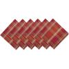 imageDII Autumn Pumpkin Spice Kitchen Collection FallThanksgiving Cotton Table Dcor Tablecloth 70quot Round Orange PlaidOrange Plaid