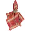 imageDII Autumn Pumpkin Spice Kitchen Collection FallThanksgiving Cotton Table Dcor Tablecloth 70quot Round Orange PlaidOrange Plaid