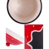 imageDII Ceramic Farmhouse Chic PolkaDot Kitchen CanisterContainer Organize Your Kitchen Countertops Cupboards or Pantry Small RedRed