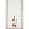 imageDII Christmas Fun Collection Printed Dishtowel Set 18x28 North Pole 3 PieceNaughtyNice