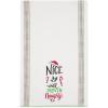 imageDII Christmas Fun Collection Printed Dishtowel Set 18x28 North Pole 3 PieceNaughtyNice