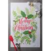 imageDII Christmas Fun Collection Printed Dishtowel Set 18x28 North Pole 3 PiecePrinted Holly