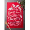 imageDII Christmas Fun Collection Printed Dishtowel Set 18x28 North Pole 3 PiecePrinted Holly