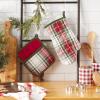 imageDII Christmas Kitchen Accessories ampamp Dcor Gift Set Pot Holder ampamp Dish Towels O Christmas Tree 3 PieceHoliday Plaid