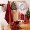 imageDII Christmas Kitchen Accessories ampamp Dcor Gift Set Pot Holder ampamp Dish Towels O Christmas Tree 3 PieceO Christmas Tree