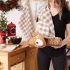 imageDII Christmas Kitchen Accessories ampamp Dcor Gift Set Pot Holder ampamp Dish Towels O Christmas Tree 3 PieceRudy Reindeer