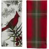 imageDII Christmas Kitchen Towel Set Floral Tea Towels for Baking Cleaning Entertainment ampamp Cooking 18x28 Woodland Holiday 2 PieceHoliday Botanical