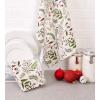 imageDII Christmas Kitchen Towel Set Floral Tea Towels for Baking Cleaning Entertainment ampamp Cooking 18x28 Woodland Holiday 2 PieceHoliday Sprigs