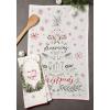 imageDII Christmas Kitchen Towel Set Floral Tea Towels for Baking Cleaning Entertainment ampamp Cooking 18x28 Woodland Holiday 2 PieceNoel