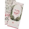 imageDII Christmas Kitchen Towel Set Floral Tea Towels for Baking Cleaning Entertainment ampamp Cooking 18x28 Woodland Holiday 2 PieceNoel