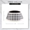 imageDII Christmas Tree Collar Decorative Cover for Metal Stand of Artificial or Live Holiday Xmas Tree 18quot Top Diameter 24quot Base Diameter 12quot Height Green White TrimGreen  White Trim