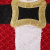 imageDII Decorative Christmas Family Stocking Set Holiday Dcor with Hanging Loop 20x7 Farmhouse Buffalo Check Red ampamp Black 2 PieceSantas Belt