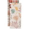 imageDII Fall Basics Kitchen Dishtowel Collection Printed ampamp Plaid Fall Dish Towel Set 18x28 Be Thankful Plaid 2 CountAutumn Leaves