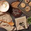 imageDII Fall Kitchen Dcor Collection Dish Towel ampamp Potholder Hostess Gift Set Pumpkin Lady 3 PieceGive Thanks