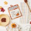 imageDII Fall Kitchen Dcor Collection Dish Towel ampamp Potholder Hostess Gift Set Pumpkin Lady 3 PiecePumpkin Lady