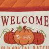 imageDII Fall Kitchen Dcor Collection Dish Towel ampamp Potholder Hostess Gift Set Pumpkin Lady 3 PiecePumpkin Patch