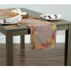 imageDII Fall Table Dcor Embroidered Tabletop for Thanksgiving Dining Table Runner 14x70 White PumpkinShimmering Leaves