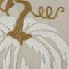 imageDII Fall Table Dcor Embroidered Tabletop for Thanksgiving Dining Table Runner 14x70 White PumpkinWhite Pumpkin