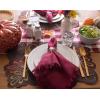 imageDII Fall Table Decorations Thanksgiving Placemat Set 14x19 Embroidered Turkey 4 CountEmbroidered Gobble Gobble