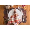 imageDII Fall Table Decorations Thanksgiving Placemat Set 14x19 Embroidered Turkey 4 CountEmbroidered Gobble Gobble