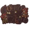 imageDII Fall Table Decorations Thanksgiving Placemat Set 14x19 Embroidered Turkey 4 CountEmbroidered Gobble Gobble