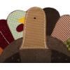 imageDII Fall Table Decorations Thanksgiving Placemat Set 14x19 Embroidered Turkey 4 CountEmbroidered Turkey