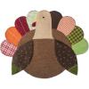 imageDII Fall Table Decorations Thanksgiving Placemat Set 14x19 Embroidered Turkey 4 CountEmbroidered Turkey