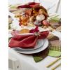 imageDII Fall Table Decorations Thanksgiving Placemat Set 14x19 Embroidered Turkey 4 CountEmbroidered Turkey
