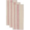 imageDII French Stripe Dishtowels Kitchen Collection 20 x 30 Set of 3 Chambray BlueRed
