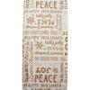 imageDII Holiday Dining Table Linen Metallic Fabric Kitchen Dcor Christmas Tablecloth 60x84 Silver Holiday CollageGold Holiday Collage
