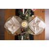 imageDII Holiday Dining Table Linen Metallic Fabric Kitchen Dcor Christmas Tablecloth 60x84 Silver Holiday CollageGold Holly Leaves