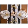 imageDII Holiday Dining Table Linen Metallic Fabric Kitchen Dcor Christmas Tablecloth 60x84 Silver Holiday CollageSilver  Gold Polka Dot Confetti