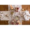 imageDII Holiday Dining Table Linen Metallic Fabric Kitchen Dcor Christmas Tablecloth 60x84 Silver Holiday CollageSilver  Gold Polka Dot Confetti