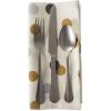 imageDII Holiday Dining Table Linen Metallic Fabric Kitchen Dcor Christmas Tablecloth 60x84 Silver Holiday CollageSilver  Gold Polka Dot Confetti
