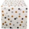 imageDII Holiday Dining Table Linen Metallic Fabric Kitchen Dcor Christmas Tablecloth 60x84 Silver Holiday CollageSilver  Gold Polka Dot Confetti