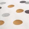 imageDII Holiday Dining Table Linen Metallic Fabric Kitchen Dcor Christmas Tablecloth 60x84 Silver Holiday CollageSilver  Gold Polka Dot Confetti
