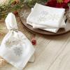 imageDII Holiday Dining Table Linen Sparkle Metallic Kitchen Dcor Table Runner 14x72 Jacquard SnowflakesGold  Silver Snowflakes