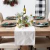 imageDII Holiday Dining Table Linen Sparkle Metallic Kitchen Dcor Table Runner 14x72 Jacquard SnowflakesJacquard Snowflakes