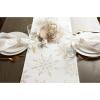 imageDII Holiday Dining Table Linen Sparkle Metallic Kitchen Dcor Table Runner 14x72 Jacquard SnowflakesSnowflakes Print