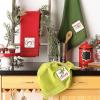 imageDII Holiday Kitchen Towels Embroidered Dish Towel Set 18x28 Cozy Christmas 3 PieceCheers Merry  Joy