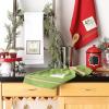 imageDII Holiday Kitchen Towels Embroidered Dish Towel Set 18x28 Cozy Christmas 3 PieceCozy Christmas