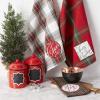 imageDII Holiday Kitchen Towels Embroidered Dish Towel Set 18x28 Cozy Christmas 3 PieceJoyful Wishes