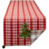 imageDII Jolly Christmas Tree Collection Holiday Table ampamp Kitchen Dcor Tablecloth 60x84 Christmas PlaidChristmas Red
