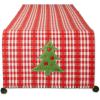 imageDII Jolly Christmas Tree Collection Holiday Table ampamp Kitchen Dcor Tablecloth 60x84 Christmas PlaidChristmas Red