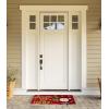 imageDII Outdoor Christmas Door Mat Collection Natural Coir Doormat ampamp Front Porch Dcor 17x29 Santa Belly GoldSanta Stop Here