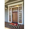 imageDII Outdoor Christmas Door Mat Collection Natural Coir Doormat ampamp Front Porch Dcor 17x29 Santa Belly GoldSanta Stop Here